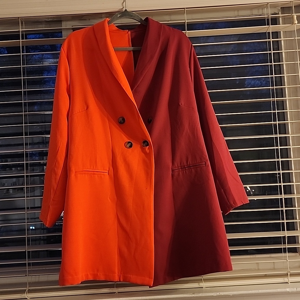 Womens 2 color blazer